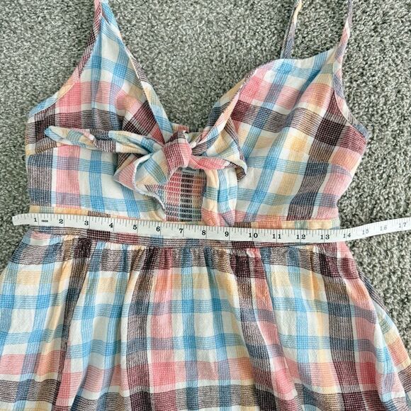 OLD NAVY | Multicolor Plaid Sundress with Pockets - Picture 11 of 12